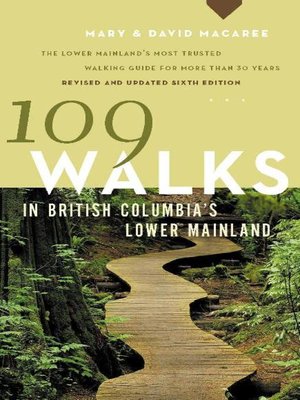 cover image of 109 Walks in British Columbia's Lower Mainland